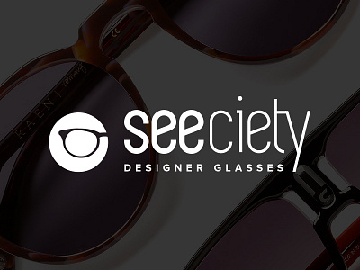 Seeciety designer fashion glasses logo shades