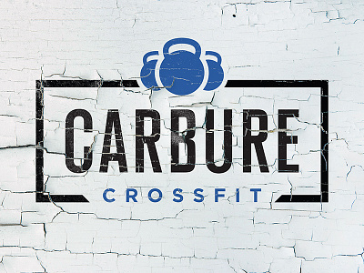 Carbure branding brick concept crossfit gym logo texture
