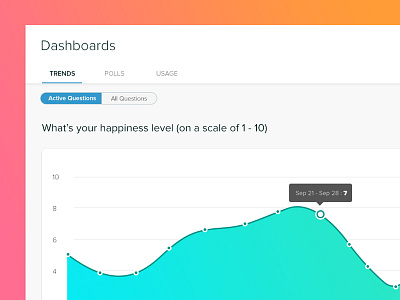Fancy Dashboards dashboard data design flashy flat gradient graph product