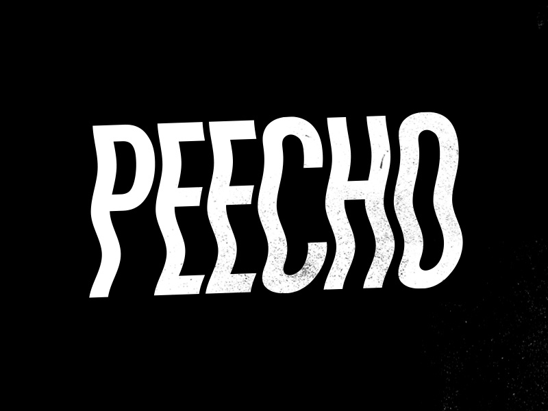 Type Effect black font condensed curved effect typography type