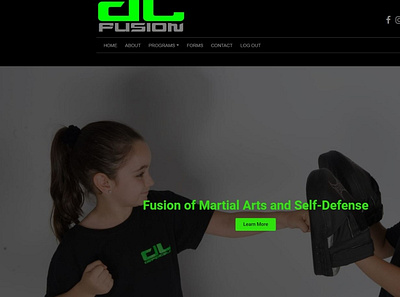 DefenseLab Fusion Hays Homepage website design