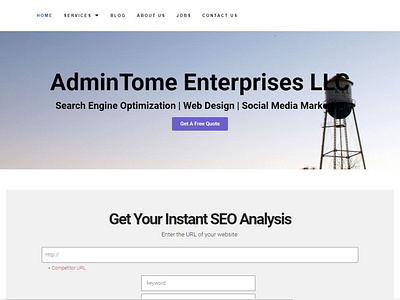 AdminTome Enterprises LLC Homepage