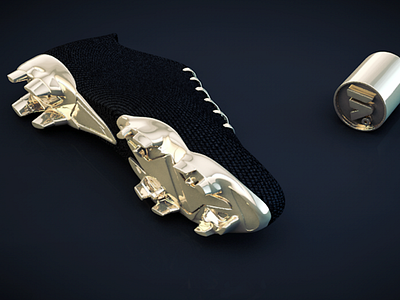 3D Soccer Cleat Render