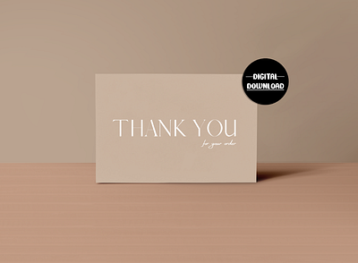 Thank You Card, Small Business Thank You Cards branding business business supplies design illustration small business small business branding small business supplies