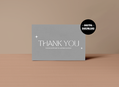 Thank You Card, Small Business Thank You Cards branding business business supplies design illustration small business small business branding small business supplies