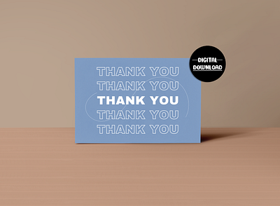 Thank You Card, Small Business Thank You Cards branding business business supplies design illustration small business small business branding small business supplies