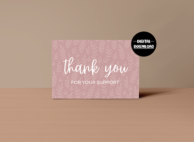 Thank You Card, Small Business Thank You Cards branding business business supplies design illustration small business small business branding