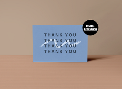 Thank You Card, Small Business Thank You Cards branding business business supplies design illustration small business small business branding