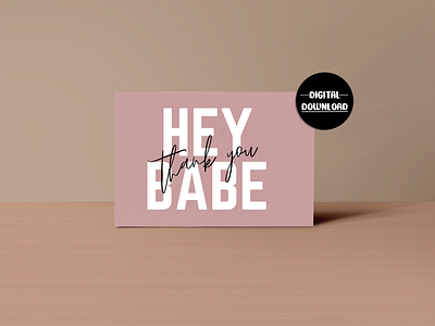 Thank You Card, Small Business Thank You Cards