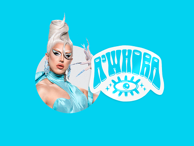 LETTERING FOR RPDR UK SEASON 2 • A'WHORA