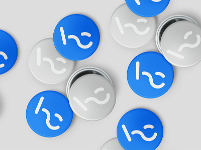 Headcount Buttons brand buttons clean identity logo refresh simple