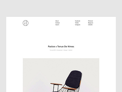 70 Percent Pure Blog black blog clean design grey minimalist simple simplistic website white