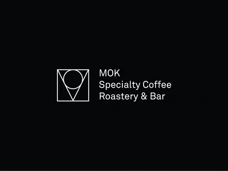 MOK Logo bar branding coffee identity logo roastery
