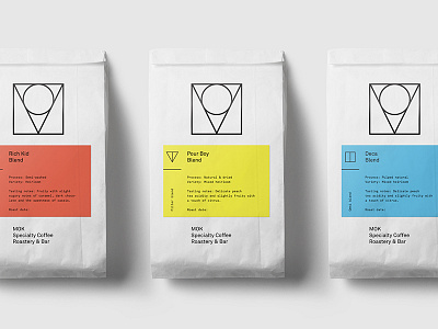 MOK Coffee bags bags bar branding coffee identity logo roastery