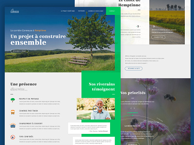 Carmeuse Hemptinne - homepage 2019 biodiversity design factory green homepage interview landscape nature testimony webdesign