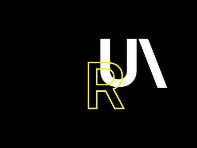 UN\REAL Event Branding black brand branding design logo redesign type unreal yellow