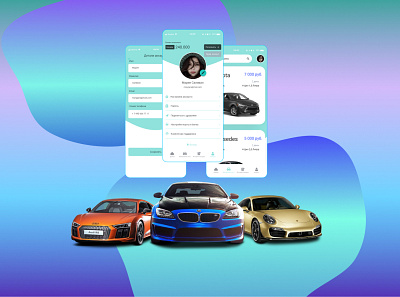 Car rental app car design mobile ui ux