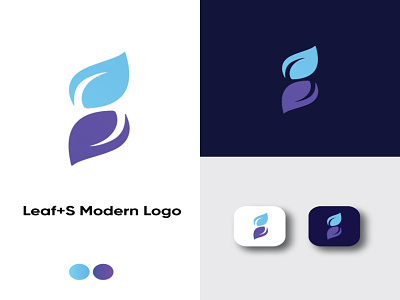 Leaf+ S Modern Logo