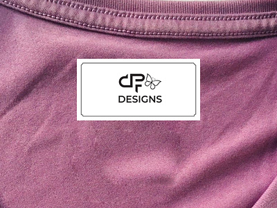 Clothing label for neck