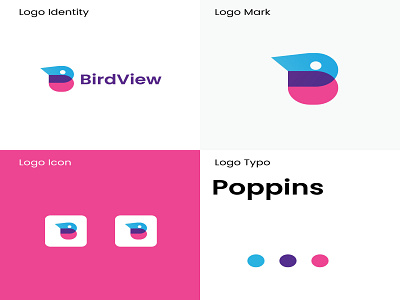 Letter B+ Bird Logo for Sale branding design graphic design logo logo creation logo design logo folio logo maker logos minimalist logo