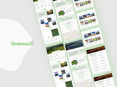 Green Environment Company Website | Redesign branding company design environment figma green green website landing logo ui uiux ux web design website xd