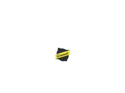 Lemonade animated logo animation bumper gif gif loop lemon lemonade logo logo animation loop loop animation minimal motion design motion graphics