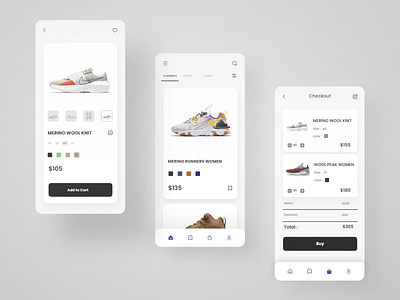 Shoe stores app app design branding design mobile ui mobile ux ui ui design ux ux design