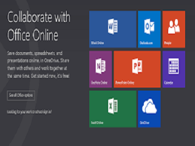 Dribbble - direction to use microsoft office online.png by robertcotte