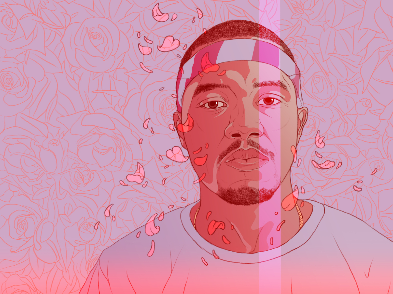 Frank Ocean by Carol Cai on Dribbble