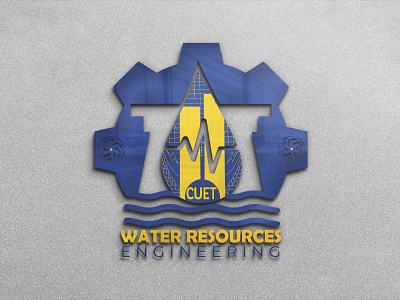 CUET WRE Logo design illustration logo