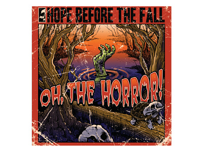 Hope Before The Fall Album Cover design digital illustration digital painting illustration