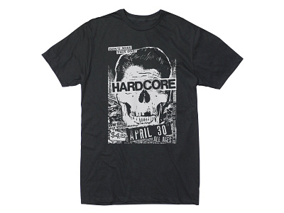 All Ages Ron design hardcore illustration punk t shirt tee tee shirt