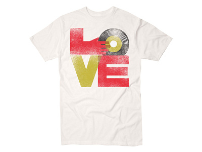 Love Vinyl design t shirt tee tee shirt type vinyl