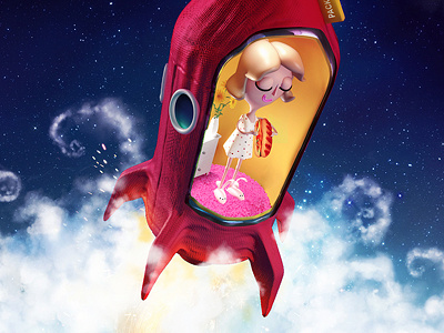 Lunchbag food rocket space