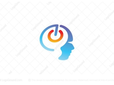 Power Mind Technology app branding computer computer logo design icon logo technology logo web website