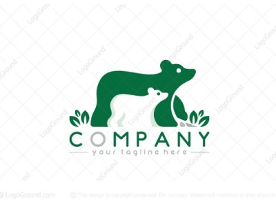 Logo Bear on Journey branding illustration logo