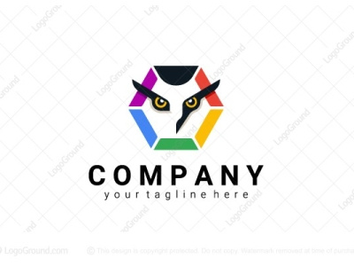 Logo Owl Media Inteligence app branding design illustration logo technology logo website