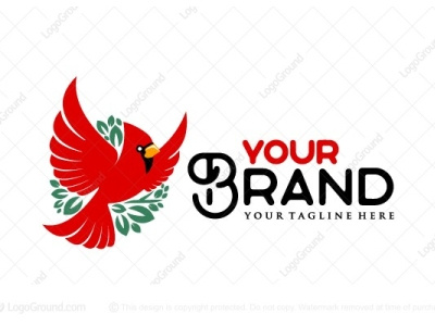 Natural Cardinal Logo branding design illustration logo