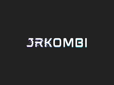JRKombi Logo branding design gamer gradient logo streamer twitch word mark