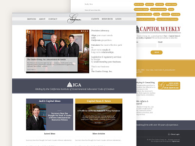 The Gualco Group, Inc. Website design sacramento web design website wordpress