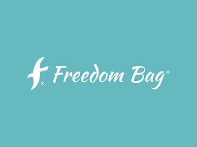 Freedom Bag Logo bag bird branding design logo typography
