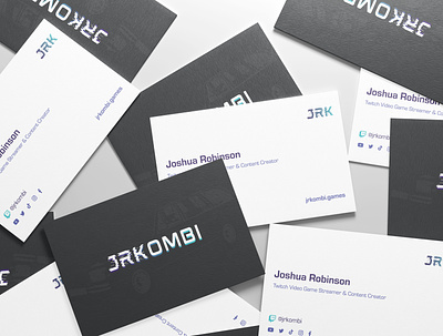 Twitch Gamer Business Cards business cards design gamer print streamer twitch