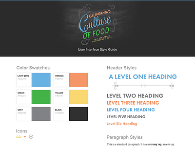 Style Guide for CGASC