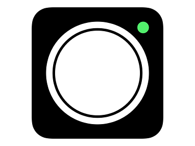 Camera App Icon app b2b camera icon icon minimal