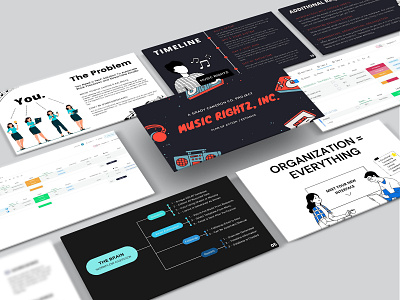 MusicRightzDeckCover brand identity brand identity design branding cover design download flat infographic mockup paper photoshop pitch pitchdeck poster powerpoint print template typography ui ux