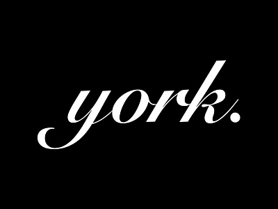York Logo icon iconography letter logo logo design logo marks logos typography