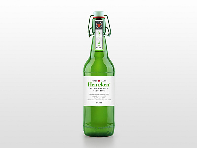 Heineken - Limited Edition Bottle beer bottle heineken logo package packaging rebrand typography