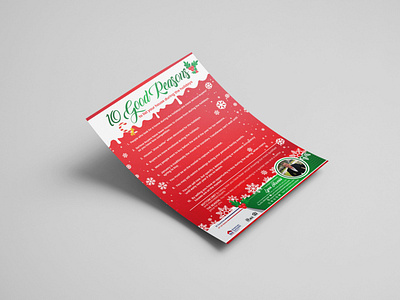 Christmas Promotional Flyer banner brochure christmas flyer flyerdesign flyers graphicdesign illustrator modern photoshop poster tri fold