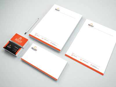 Stationary Pack branding companyprofile graphicdesign portfoliodesign professional stationary design