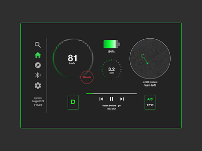 daily ui 034 - car interface dailyui dailyui034 design ui
